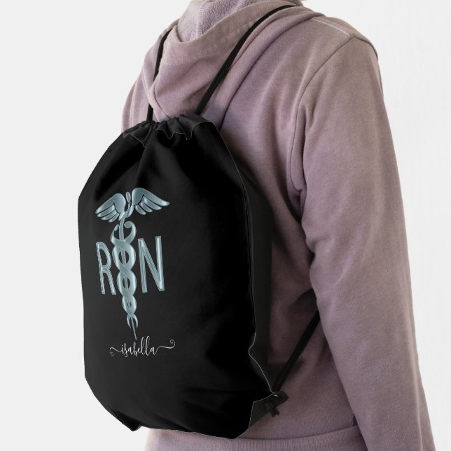 Medical RN Nurse - Teal Drawstring Bag (Insitu)