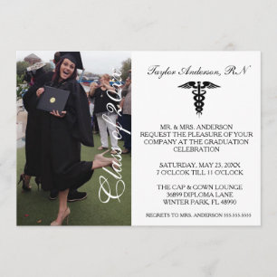 Medical RN School Graduation Announcement