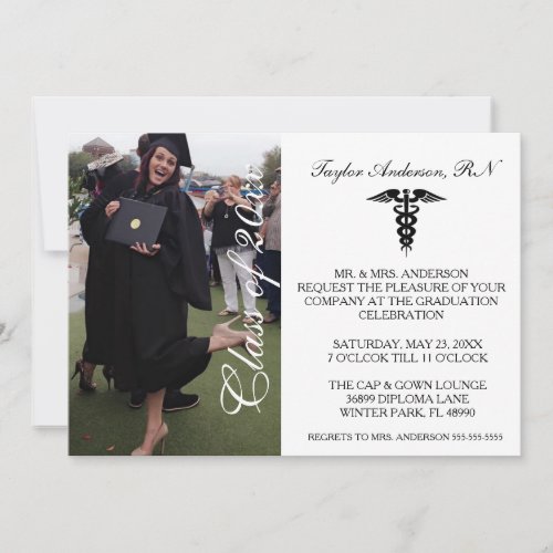 Medical RN School Graduation Announcement