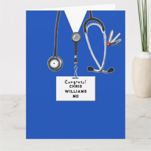 Medical School Doctor Graduation Card