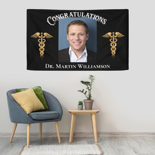 Medical School Doctor Nurse Dentist Graduation Banner