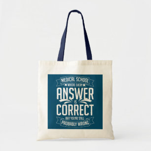Medical School Doctor Student Med Education Tote Bag