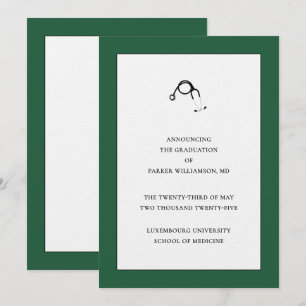 Medical School Graduation Announcement
