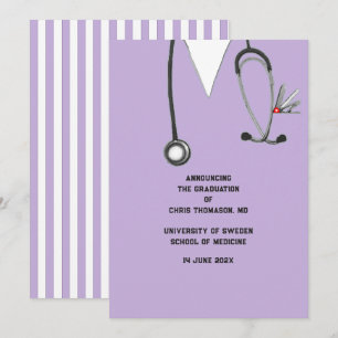 Medical School Graduation Announcement