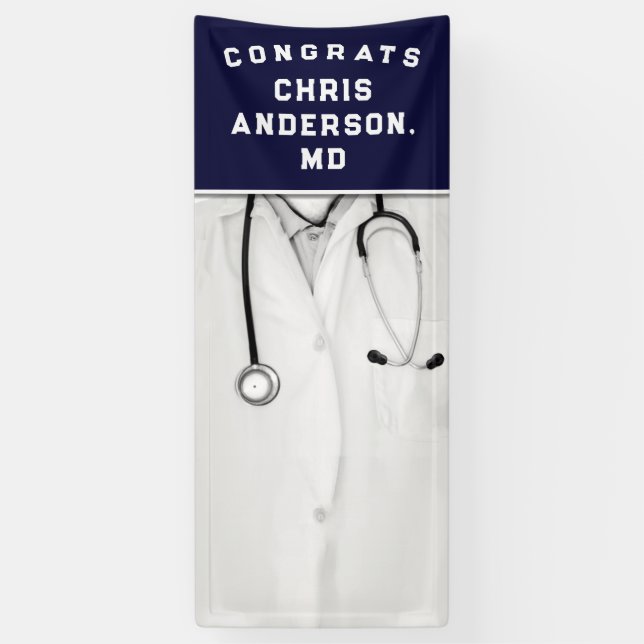 Medical School Graduation Banner (Vertical)