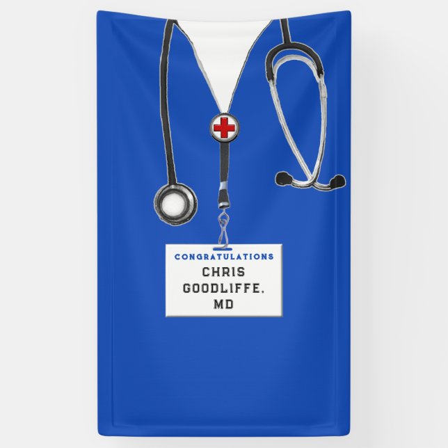 Medical School Graduation Banner (Vertical)