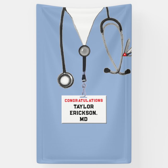 Medical School Graduation Banner (Vertical)