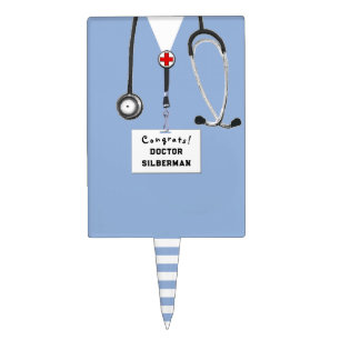 Medical School Graduation Cake Topper