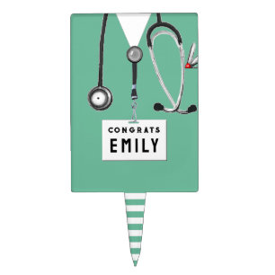 Medical School Graduation Cake Topper
