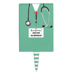 Medical School Graduation Cake Topper