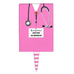 Medical School Graduation Cake Topper