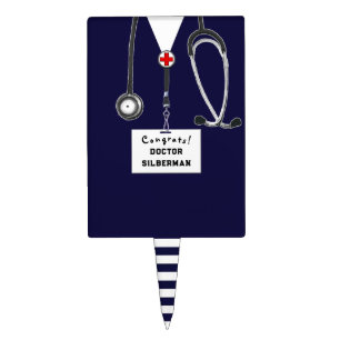 Medical School Graduation Cake Topper