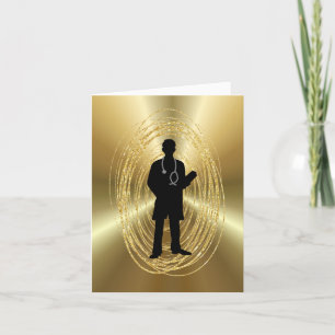 Medical School Graduation Card for Male Physician