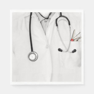 Medical School Graduation Doctor Napkins