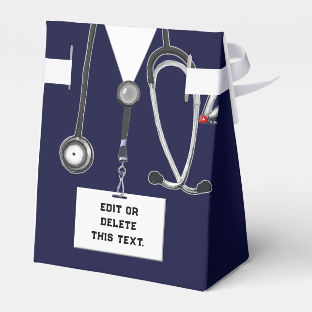 Medical School Graduation Favor Box (Back Side)