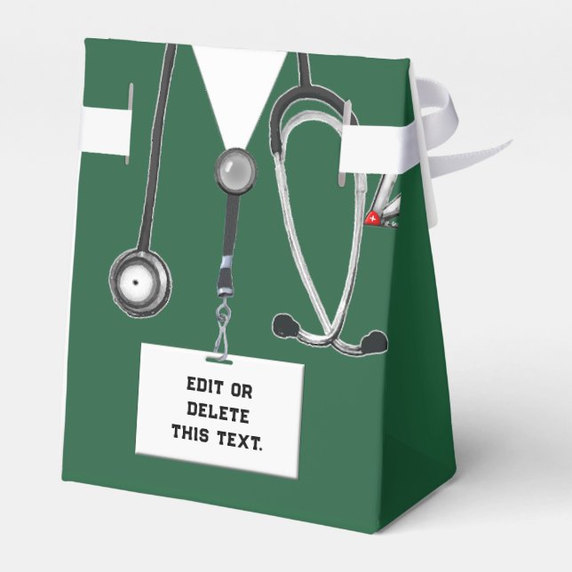 Medical School Graduation Favor Box (Back Side)