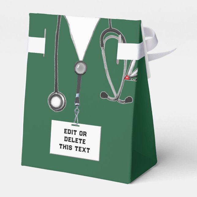 Medical School Graduation Favor Box (Back Side)