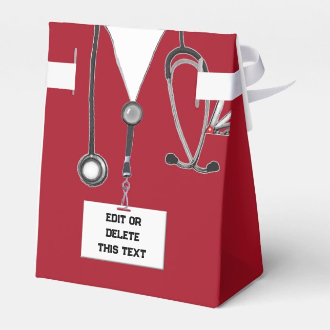 Medical School Graduation Favor Box (Back Side)