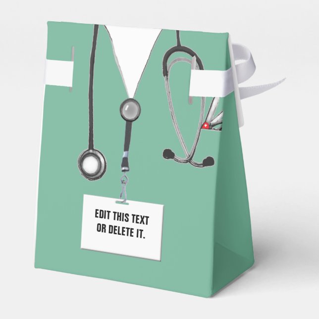 Medical School Graduation Favor Box (Back Side)