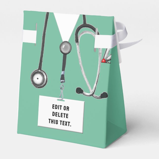 Medical School Graduation Favor Box (Back Side)