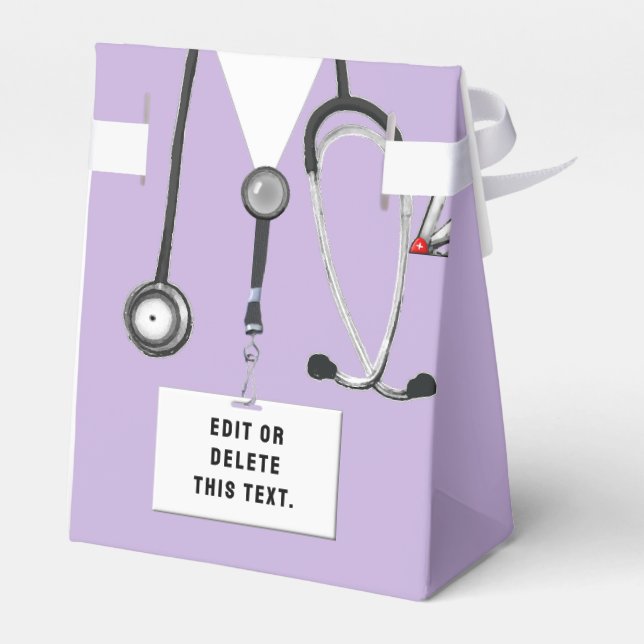 Medical School Graduation Favor Box (Back Side)