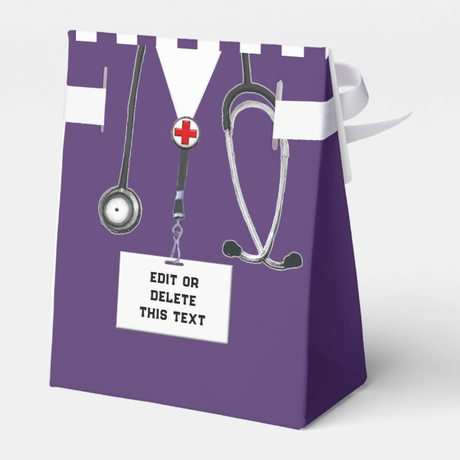 Medical School Graduation Favor Boxes (Back Side)