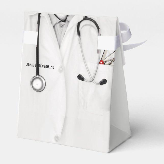 Medical School Graduation Favor Boxes (Back Side)
