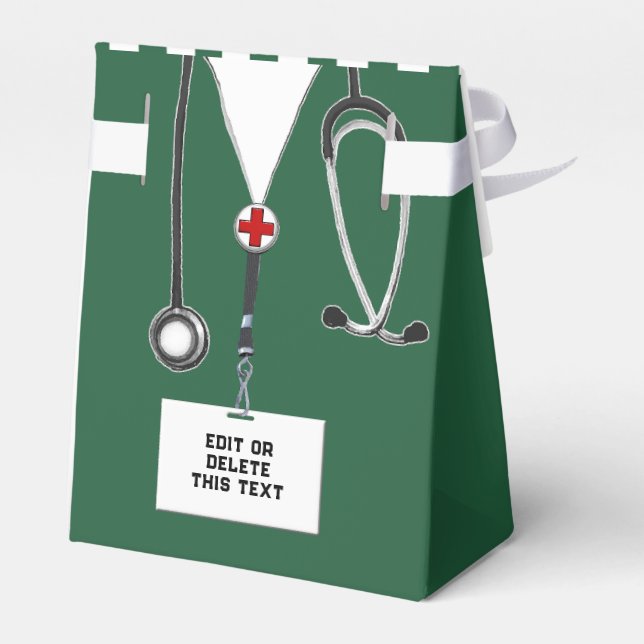 Medical School Graduation Favor Boxes (Back Side)