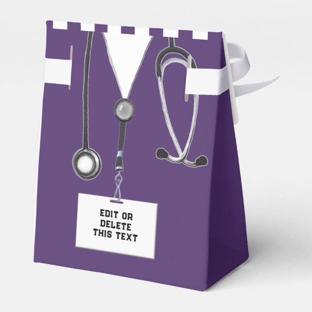 Medical School Graduation Favor Boxes (Back Side)