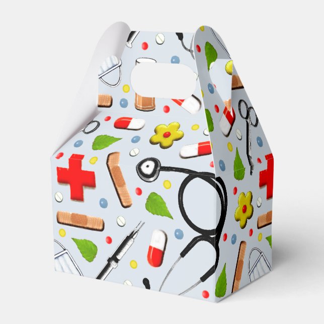 Medical School Graduation Favor Boxes (Front Side)
