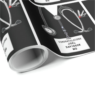Medical School Graduation Gift Wrapping Paper