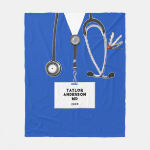 Medical School Graduation Grad Fleece Blanket