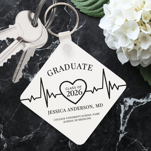 Medical School Graduation Keychain (Nursing Medical School Graduation keychain)