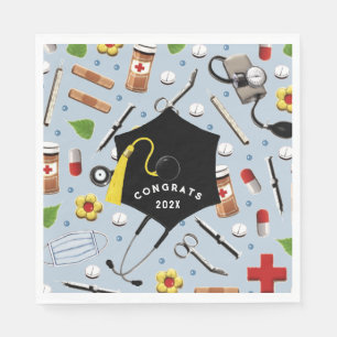 Medical School Graduation Napkins