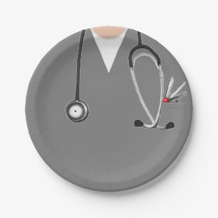 Medical School Graduation Paper Plates