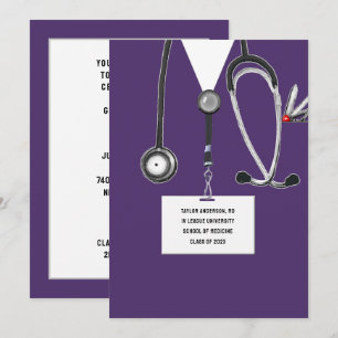 Medical School Graduation Party Invitation