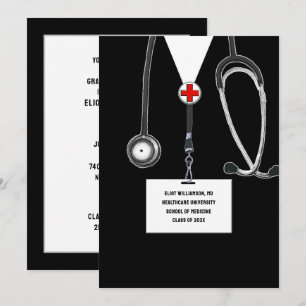 Medical School Graduation Party Invitation
