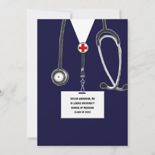 Medical School Graduation Party Invitation