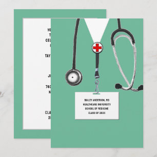 Medical School Graduation Party Invitation