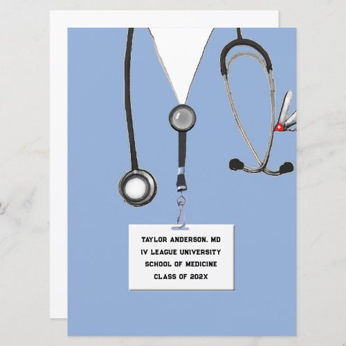 Medical School Graduation Party Invitation