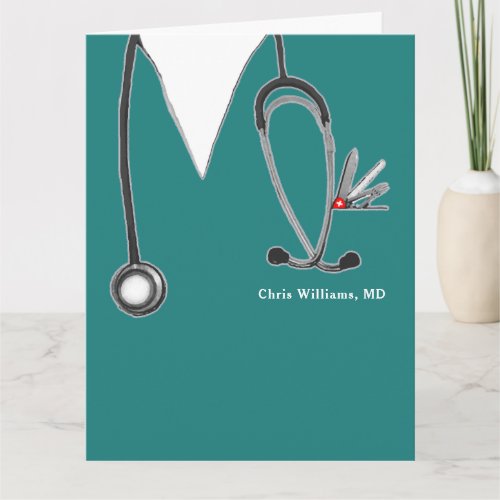 Medical School Graduation Personalized Card