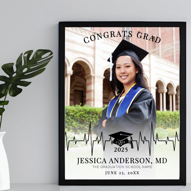 Medical School Graduation Photo Welcome Sign (Medical School Graduation Photo Welcome Sign)