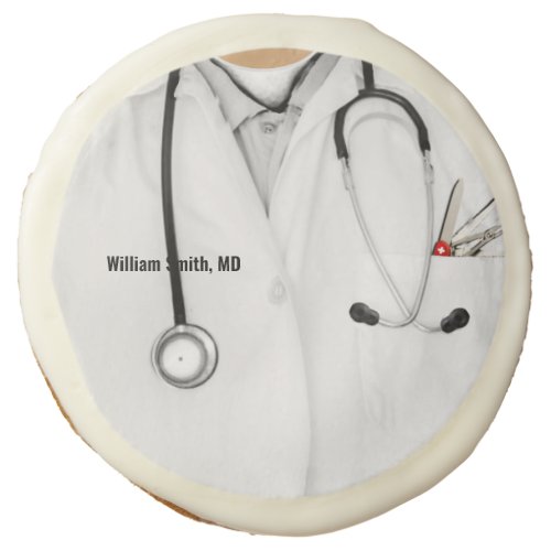 Medical School Graduation Sugar Cookie