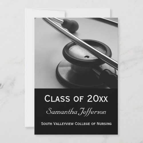 Medical School/Nursing Graduation Announcement