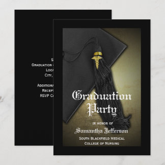 Medical School or Nursing Graduation Party Invitation