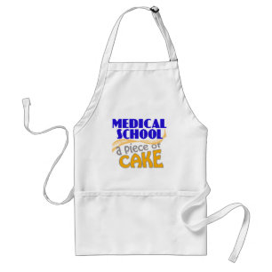 Medical School - Piece of Cake Adult Apron