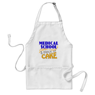 Medical School - Piece of Cake Adult Apron