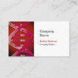 Medical Science DNA Modern Business Card<br><div class="desc">A science-themed modern professional business card featuring a DNA medical science graphic. Designed by Thisisnotme©</div>