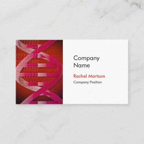 Medical Science DNA Modern Business Card