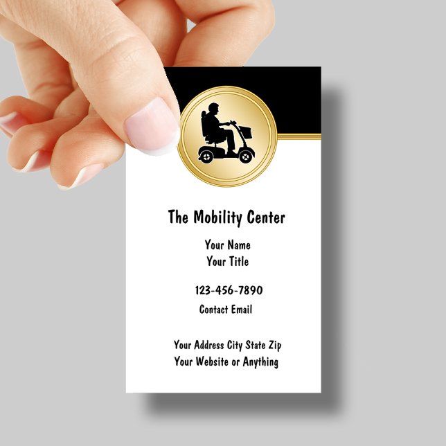 Medical Scooter Mobility Store Business Cards (Creator Uploaded)